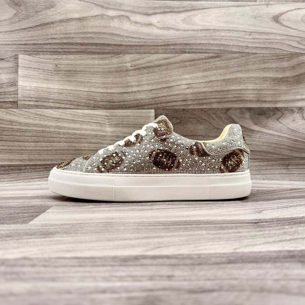 Betsey Johnson SB-SIDNY Rhinestone Leopard Print Platform Women’s Sneaker - Picture 11 of 13